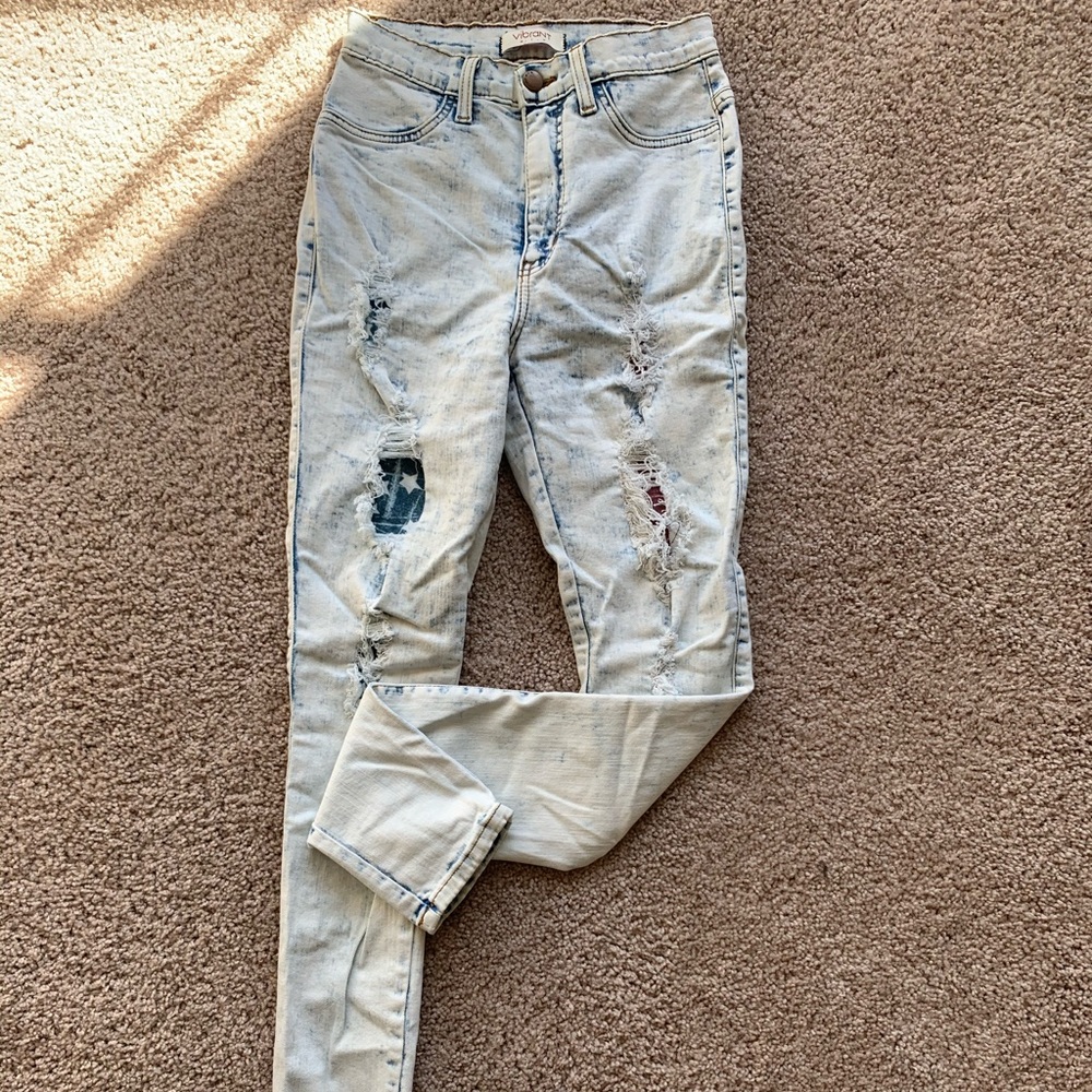 distressed Jeans
